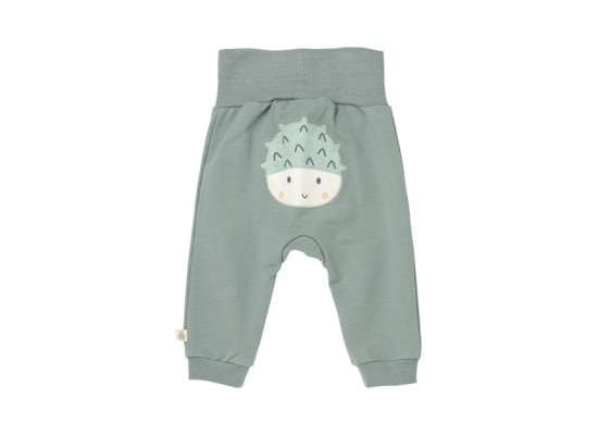 Jogginghose mit Po-Applikation Kastanie