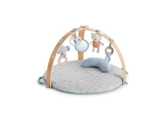 Spielbogen aus Holz mit Decke