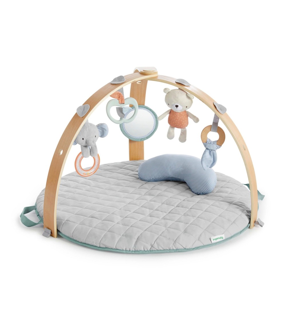 Spielbogen aus Holz mit Decke