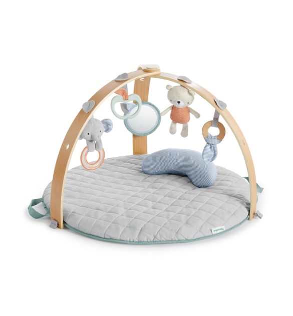 Spielbogen aus Holz mit Decke