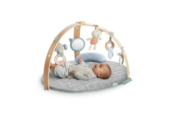 Spielbogen aus Holz mit Decke