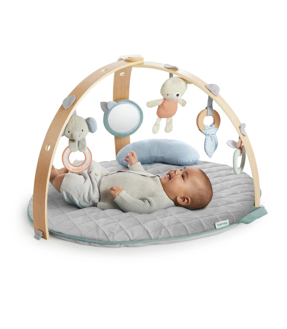 Spielbogen aus Holz mit Decke