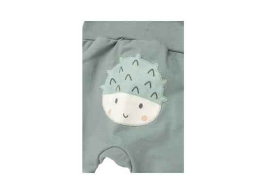 Jogginghose mit Po-Applikation Kastanie