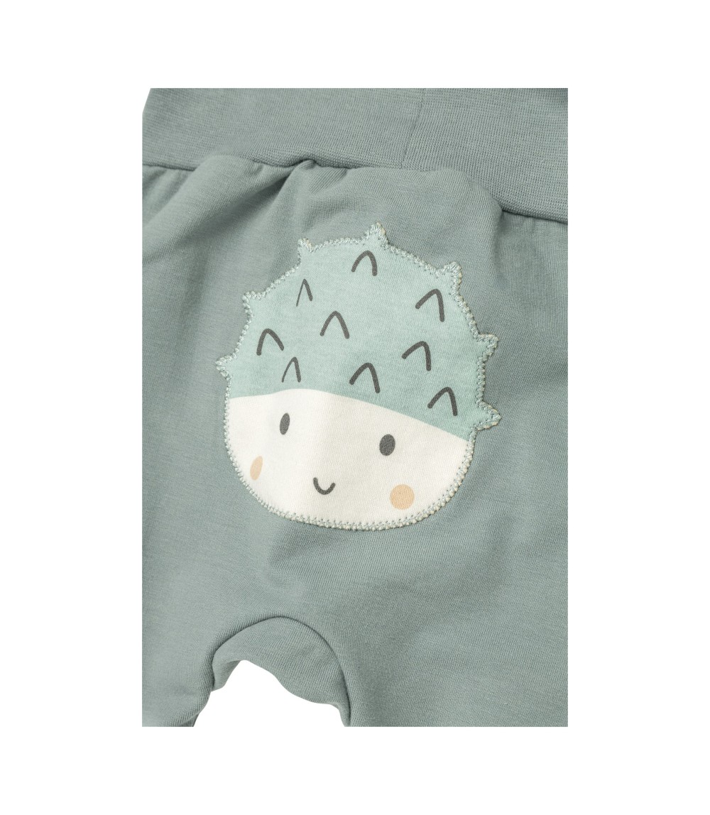 Jogginghose mit Po-Applikation Kastanie