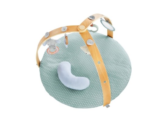 Spielbogen aus Holz mit Decke