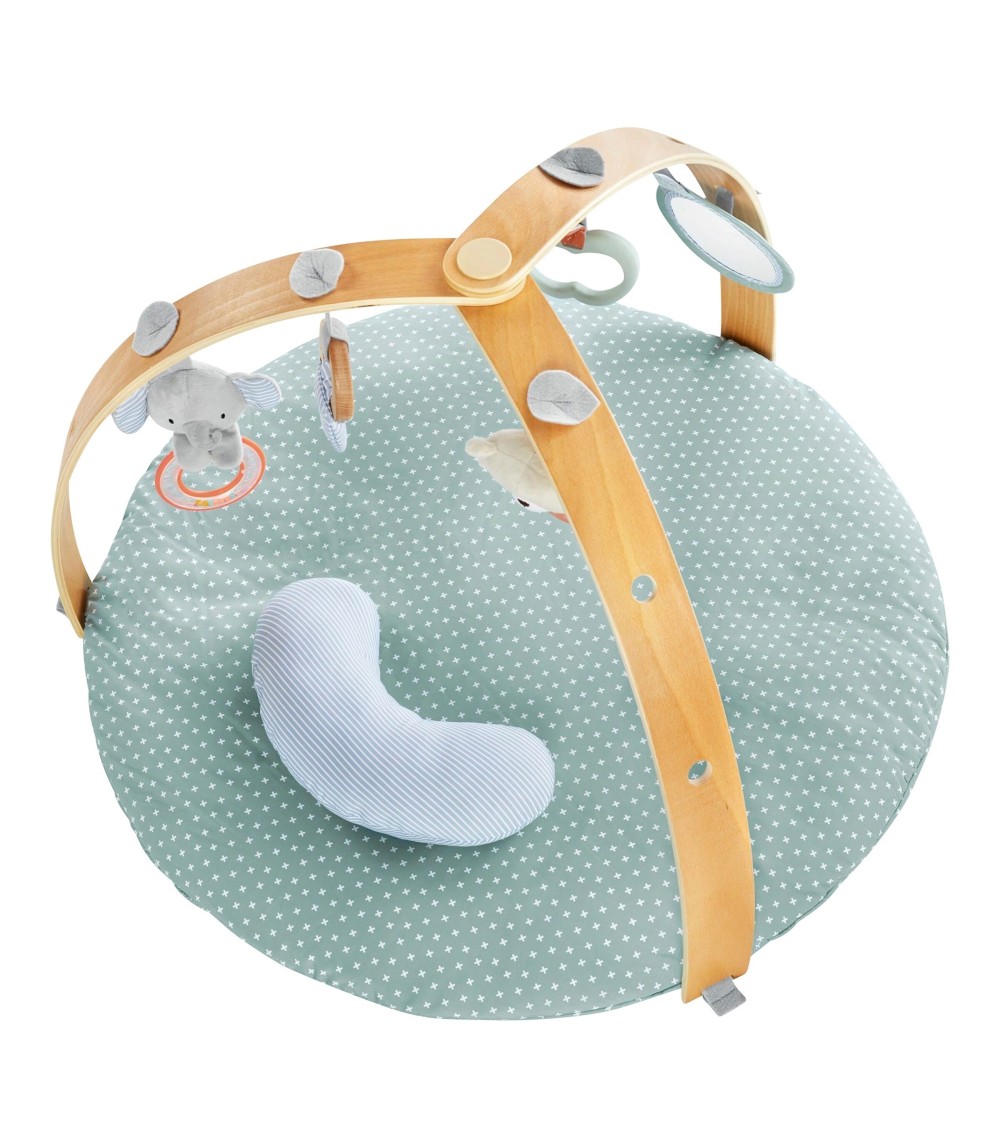 Spielbogen aus Holz mit Decke