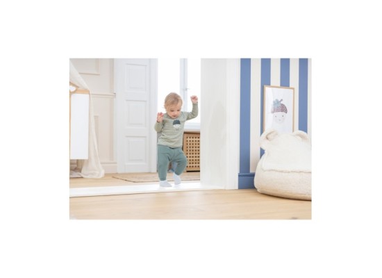 Jogginghose mit Po-Applikation Kastanie