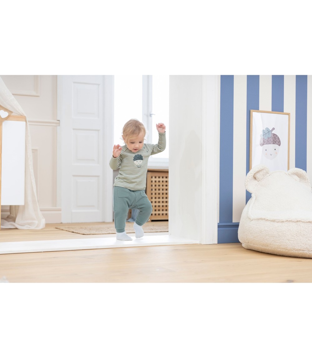 Jogginghose mit Po-Applikation Kastanie