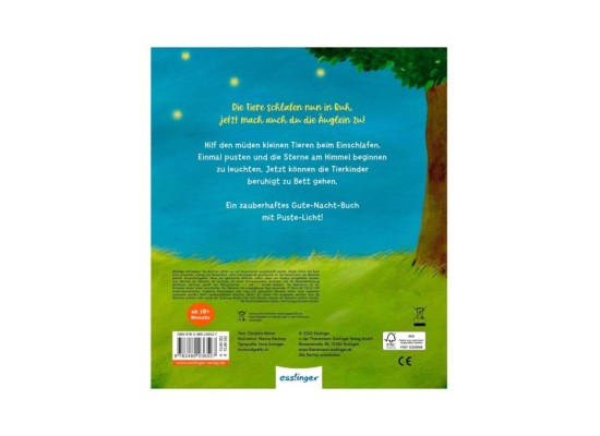 Mein Puste-Licht-Buch - Wenn im Dunkeln Sterne funkeln