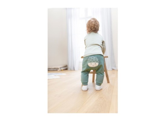 Jogginghose mit Po-Applikation Kastanie