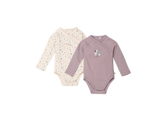 2er-Pack Wickelbodys langarm Sweet Nature