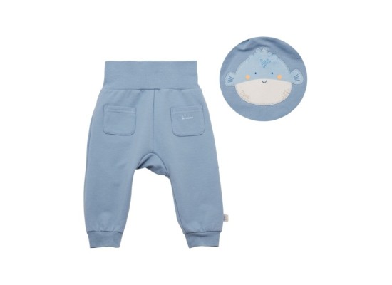 Jogginghose mit Po-Applikation Kugelfisch