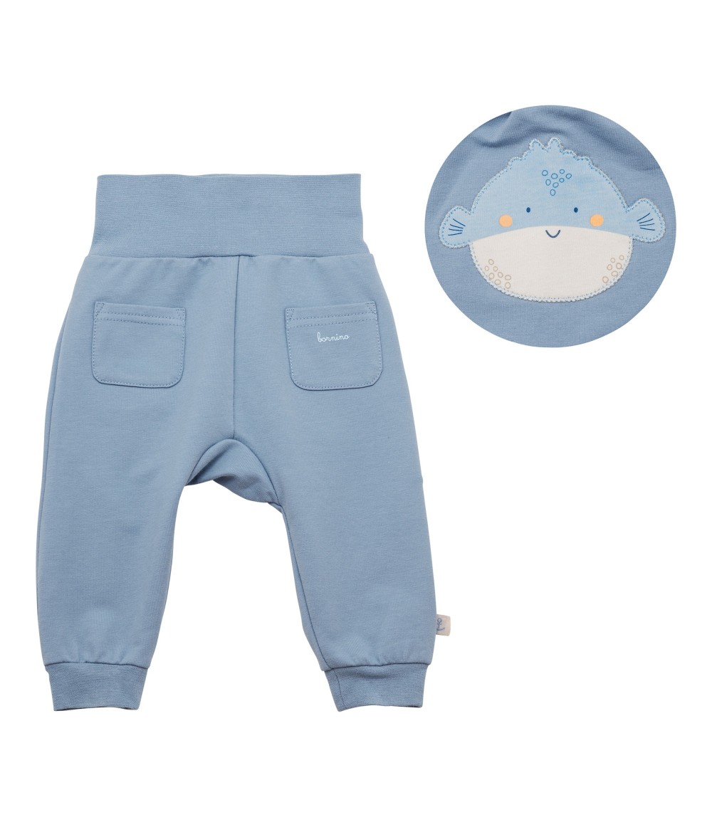 Jogginghose mit Po-Applikation Kugelfisch