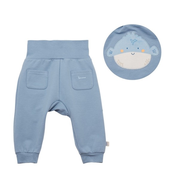 Jogginghose mit Po-Applikation Kugelfisch