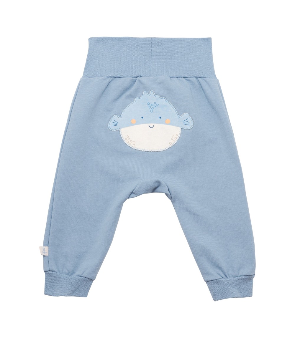 Jogginghose mit Po-Applikation Kugelfisch