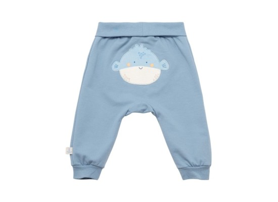 Jogginghose mit Po-Applikation Kugelfisch