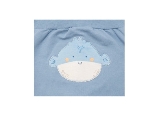 Jogginghose mit Po-Applikation Kugelfisch