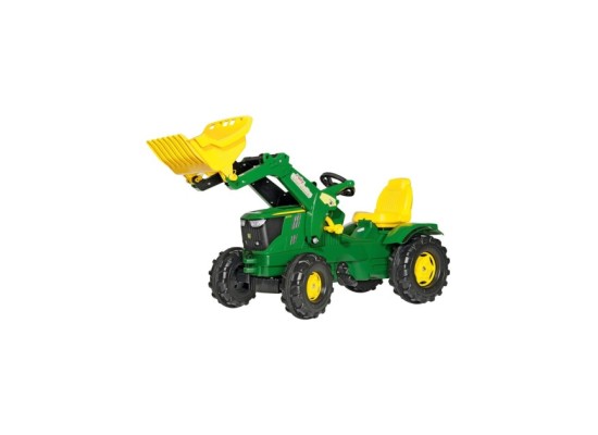 Trettraktor rollyFarmtrac John Deere 6210R mit Frontlader