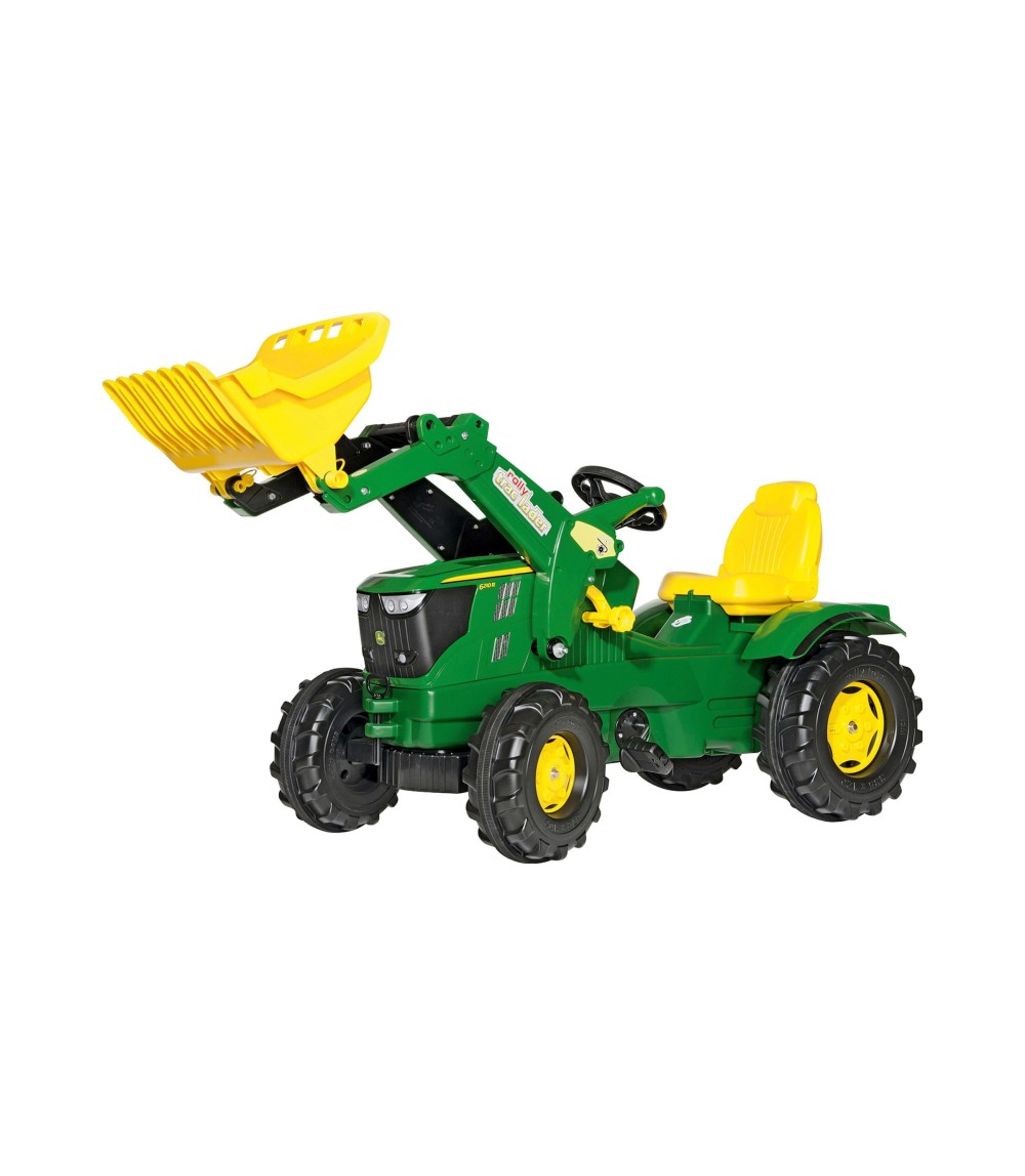 Trettraktor rollyFarmtrac John Deere 6210R mit Frontlader