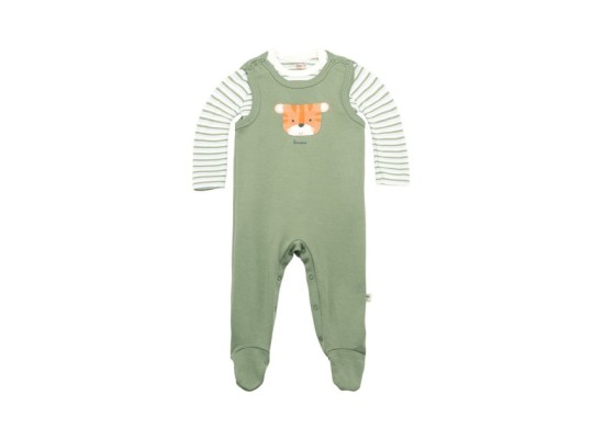 Strampler-Set 2-tlg. mit Body Ringel Tiger