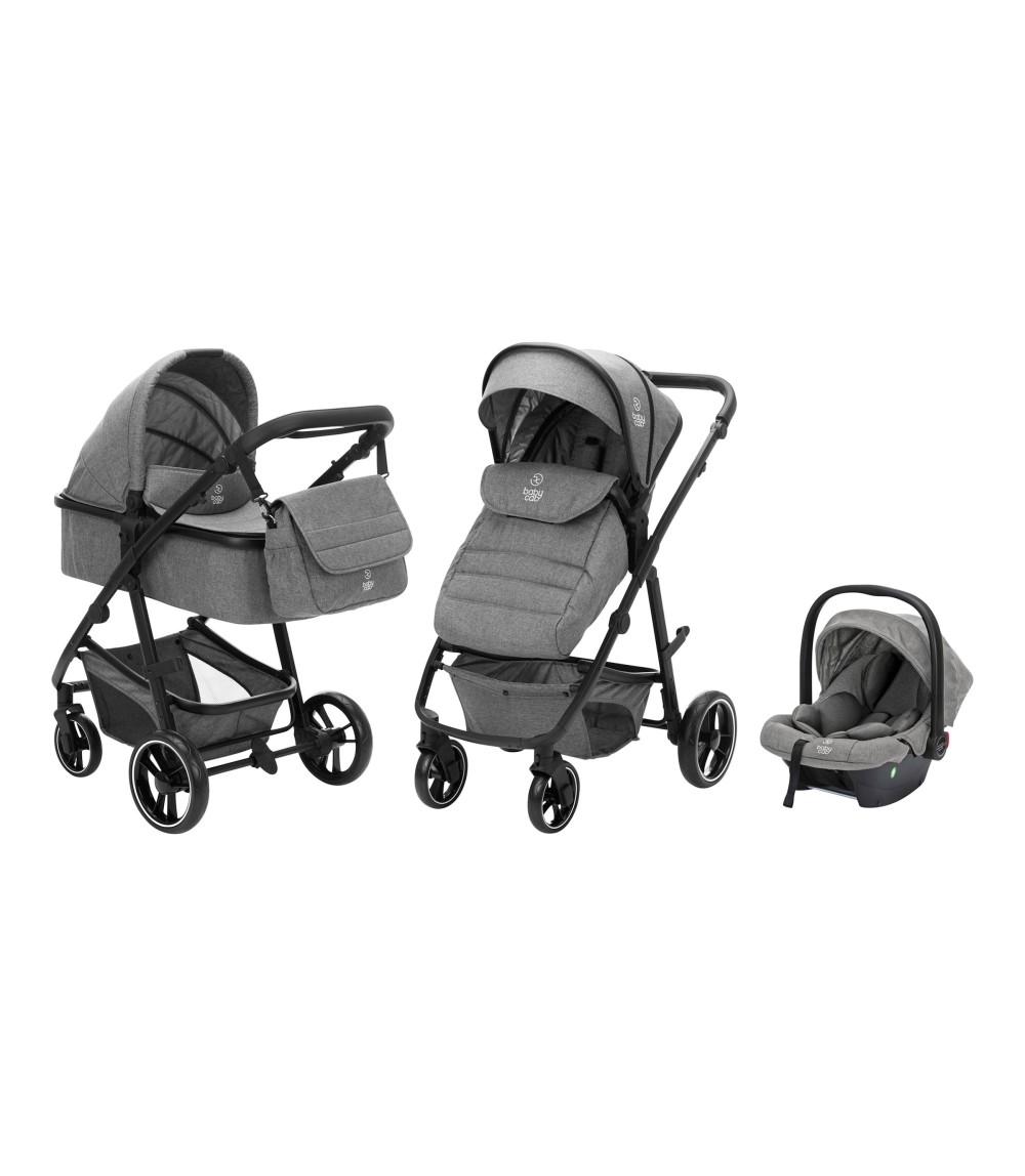 Kombikinderwagen Stockholm Trio-Set (2024) inkl. i-Size Babyschale und Wickeltasche