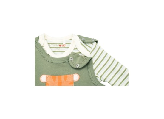 Strampler-Set 2-tlg. mit Body Ringel Tiger