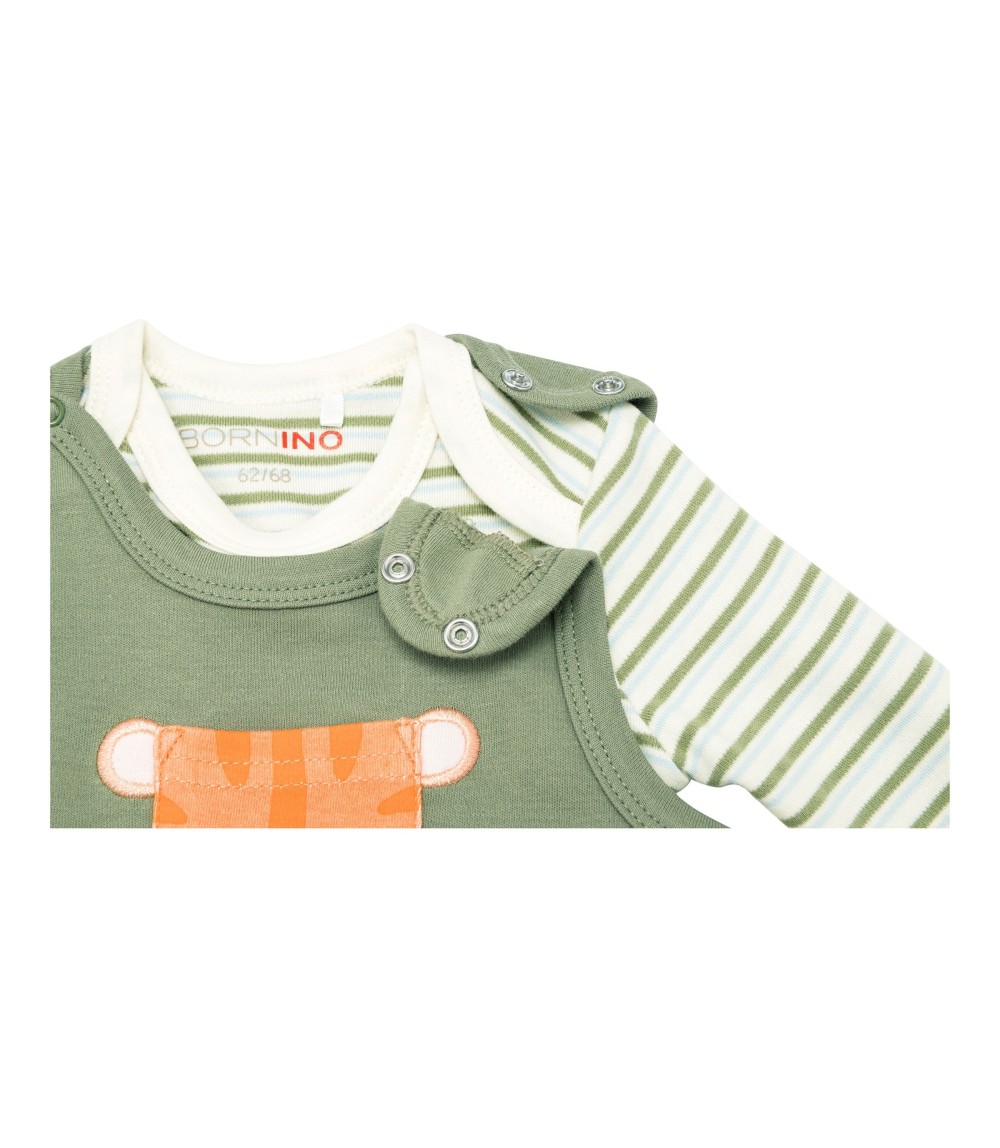 Strampler-Set 2-tlg. mit Body Ringel Tiger