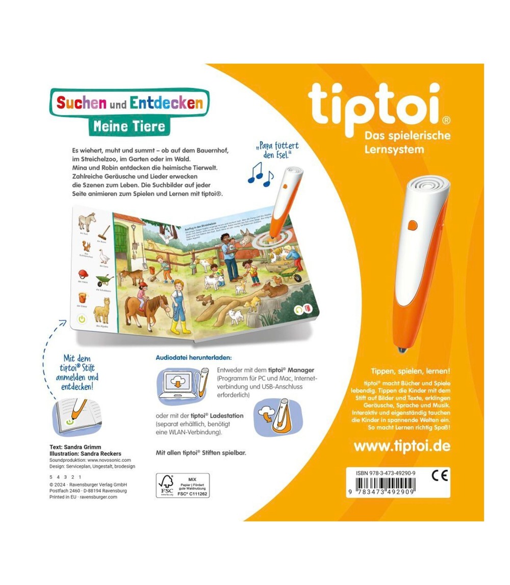 Suchen und Entdecken: Meine Tiere