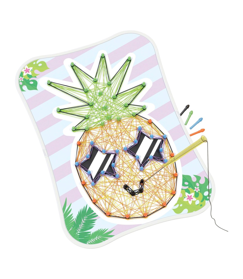 Fädelspielzeug Ananas