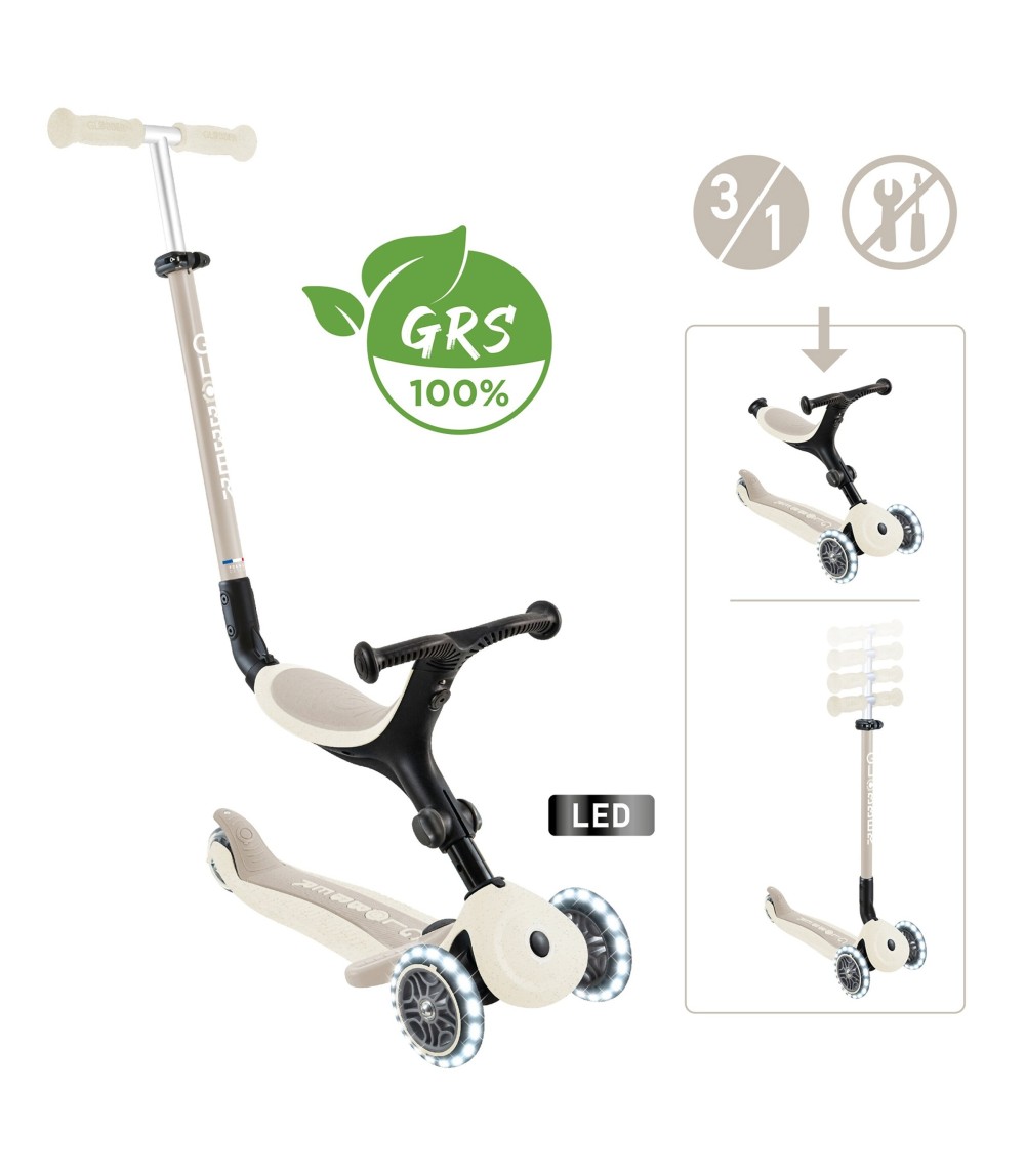 Scooter 3in1 Go-Up active ECO mit Leuchtrollen