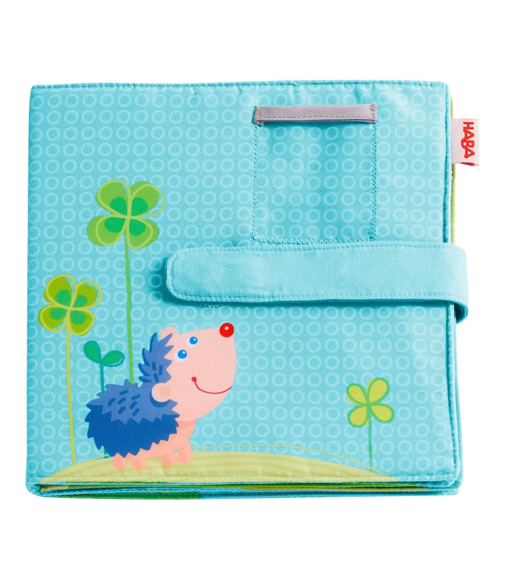 Stoffbuch Baby-Fotoalbum Glück