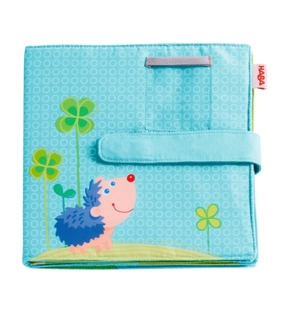 Stoffbuch Baby-Fotoalbum Glück