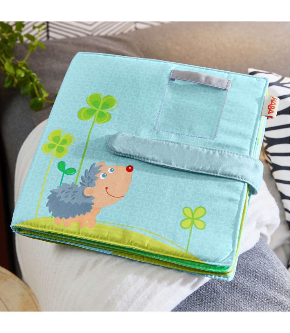 Stoffbuch Baby-Fotoalbum Glück