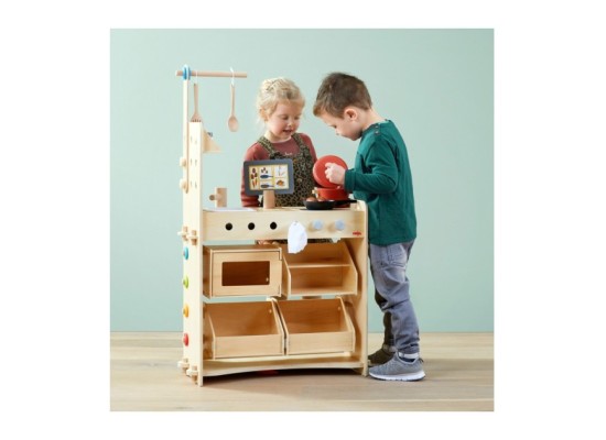 Rollenspiel Studio 3in1 - Kaufladen, Küche & Werkstatt