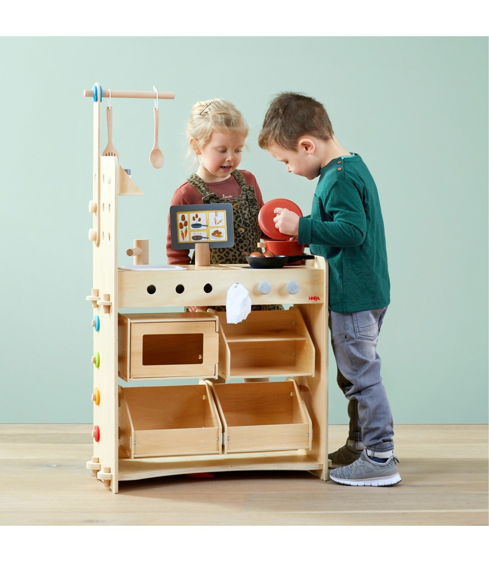 Rollenspiel Studio 3in1 - Kaufladen, Küche & Werkstatt