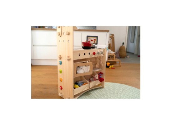 Rollenspiel Studio 3in1 - Kaufladen, Küche & Werkstatt