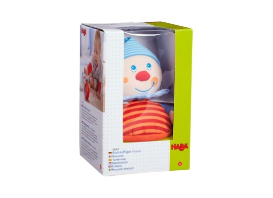 Stoffspielzeug Stehauffigur Kasper