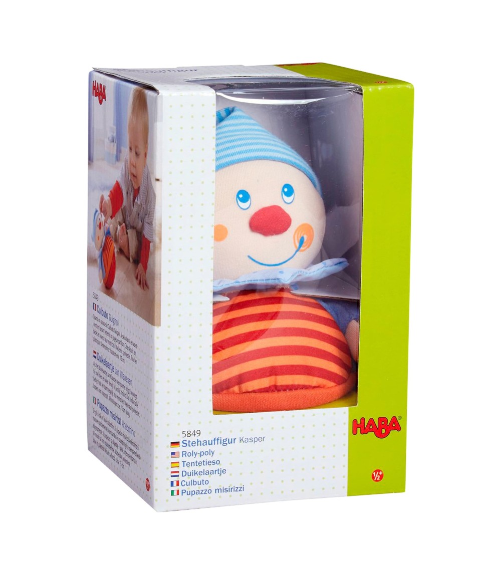Stoffspielzeug Stehauffigur Kasper
