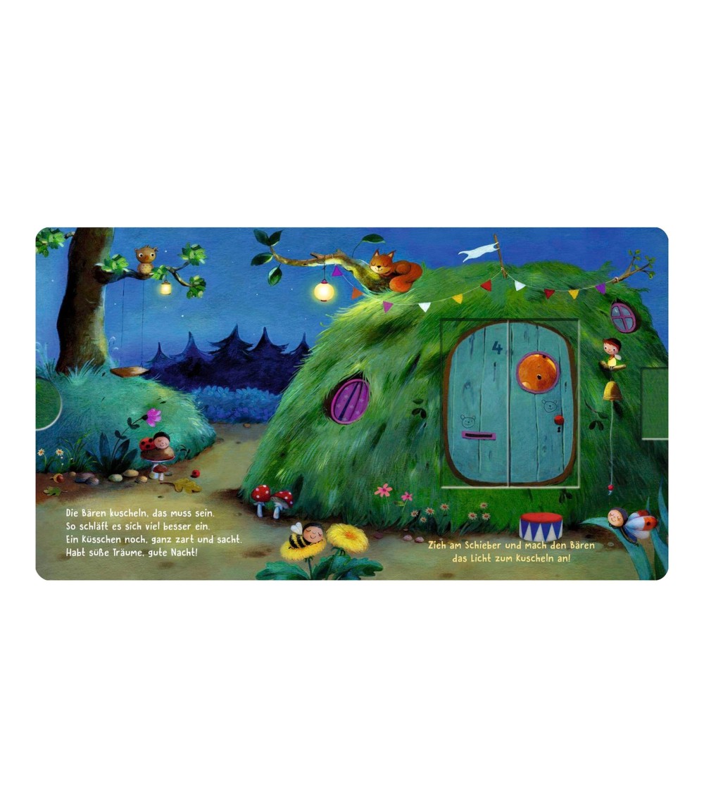 Schiebebuch Wo brennt noch Licht, wer schläft noch nicht?