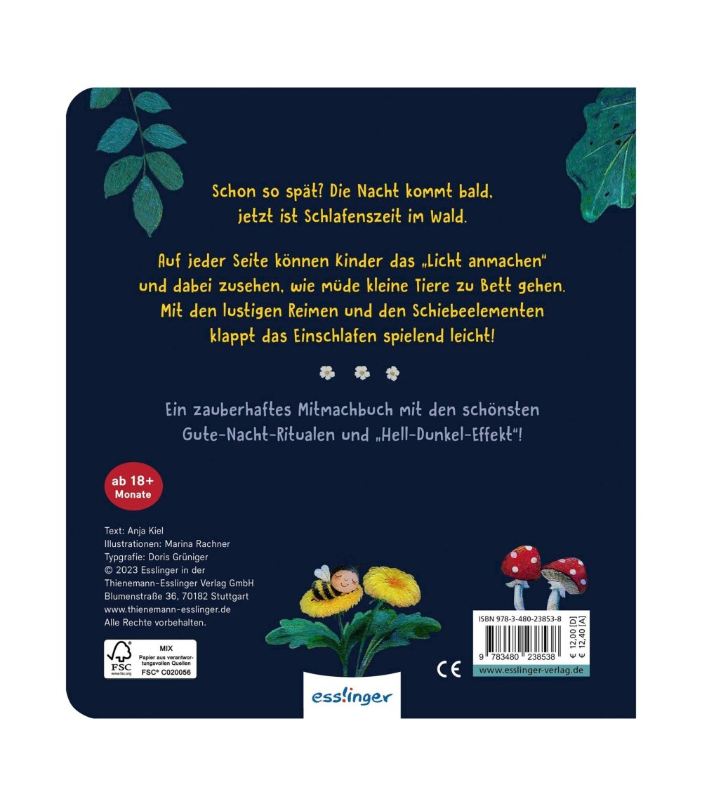 Schiebebuch Wo brennt noch Licht, wer schläft noch nicht?