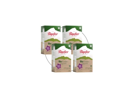 Bundle 4er Pack Bio Kinder-Folgemilch 500 g