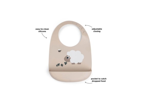 Silikonlätzchen mit Auffangschale