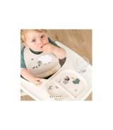 Silikonlätzchen mit Auffangschale