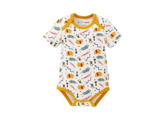 2er-Pack Bodys kurzarm Zoo