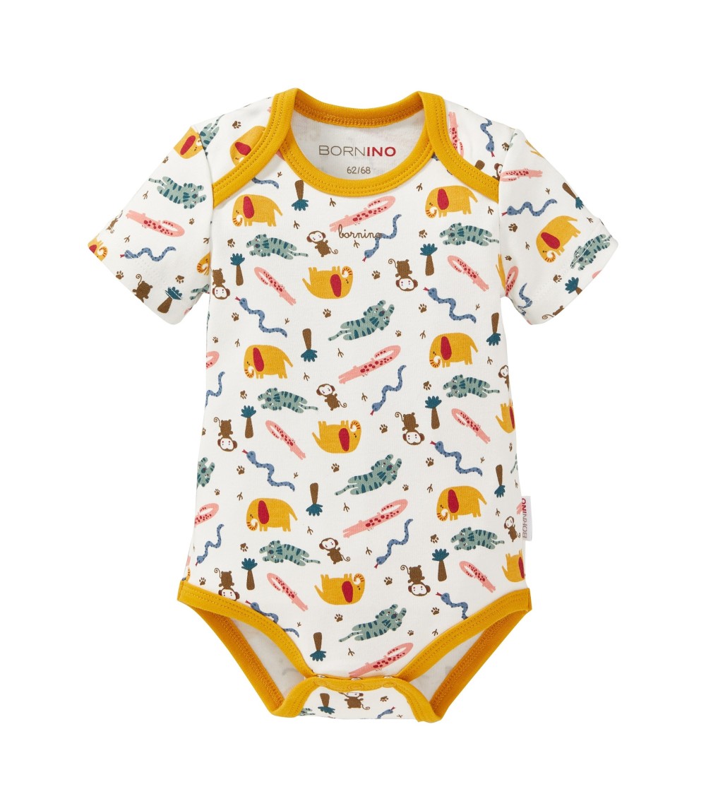 2er-Pack Bodys kurzarm Zoo