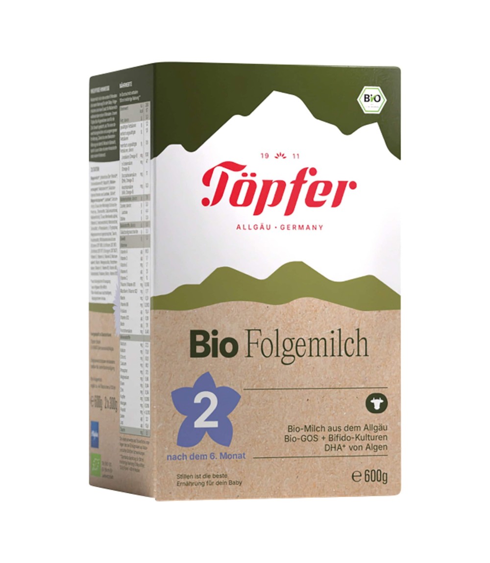 Bundle 4er Pack Bio Folgemilch 2  600 g