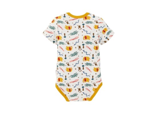 2er-Pack Bodys kurzarm Zoo
