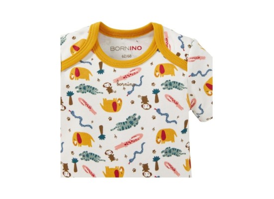 2er-Pack Bodys kurzarm Zoo