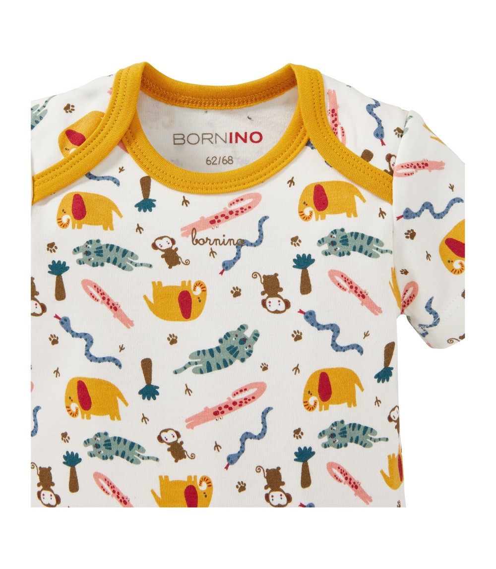 2er-Pack Bodys kurzarm Zoo