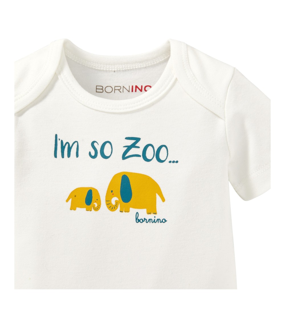 2er-Pack Bodys kurzarm Zoo